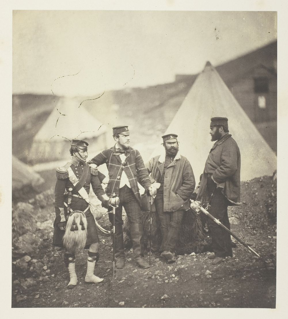 Officers of the 42nd Highlanders by Roger Fenton