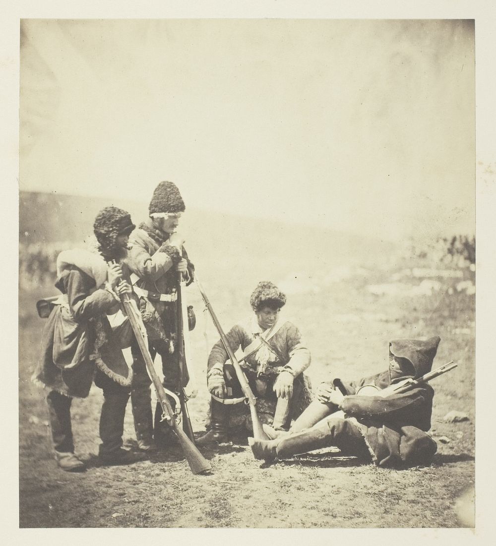 Men of the 77th ready for the Trenches by Roger Fenton
