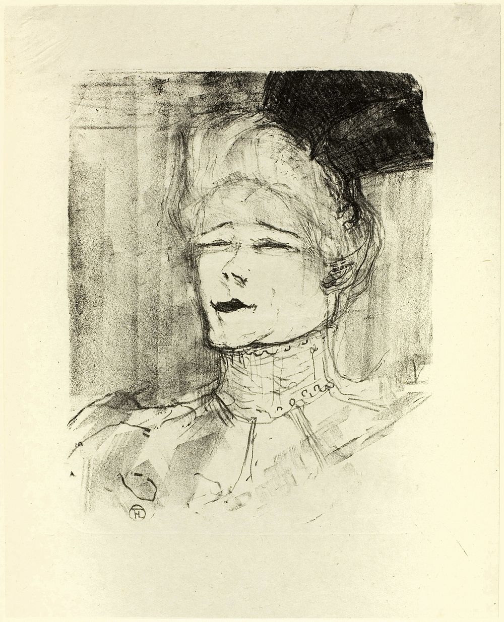 Jeanne Granier, from Treize Lithographies by Henri de Toulouse-Lautrec