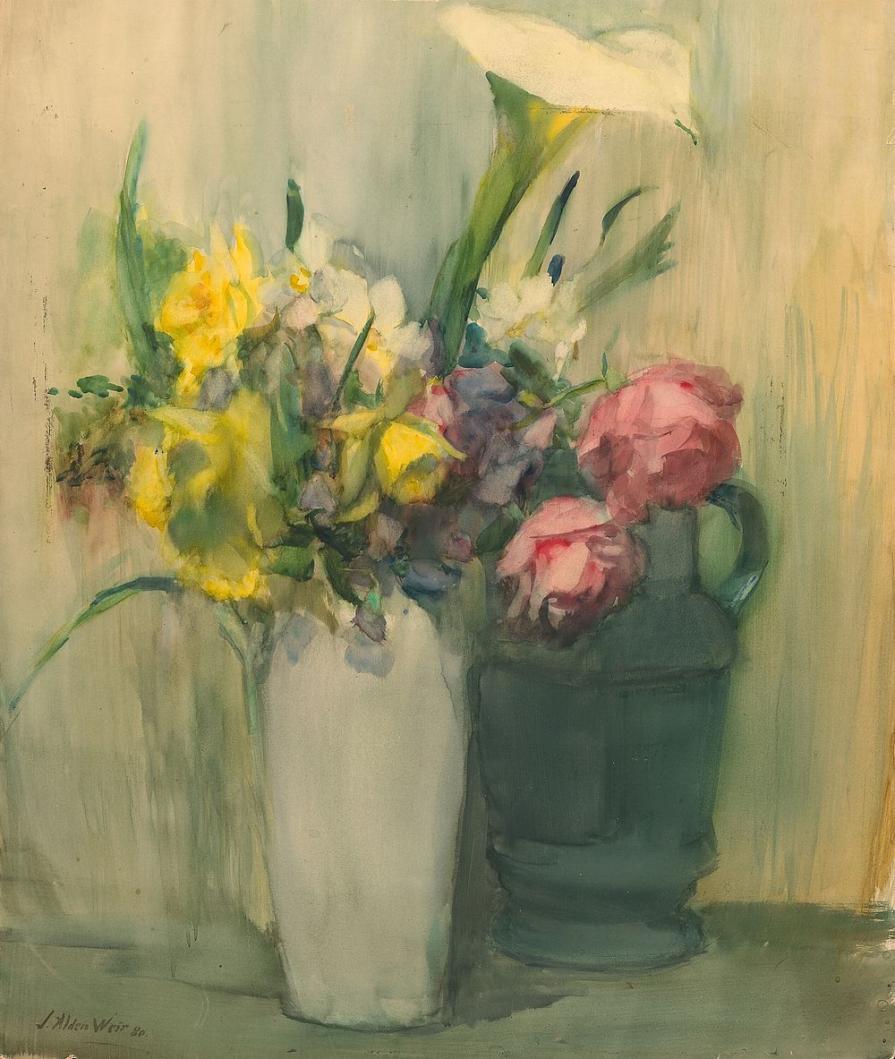 Flowers by Julian Alden Weir