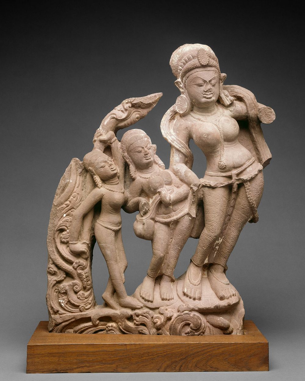 River Goddess Yamuna with Attendants
