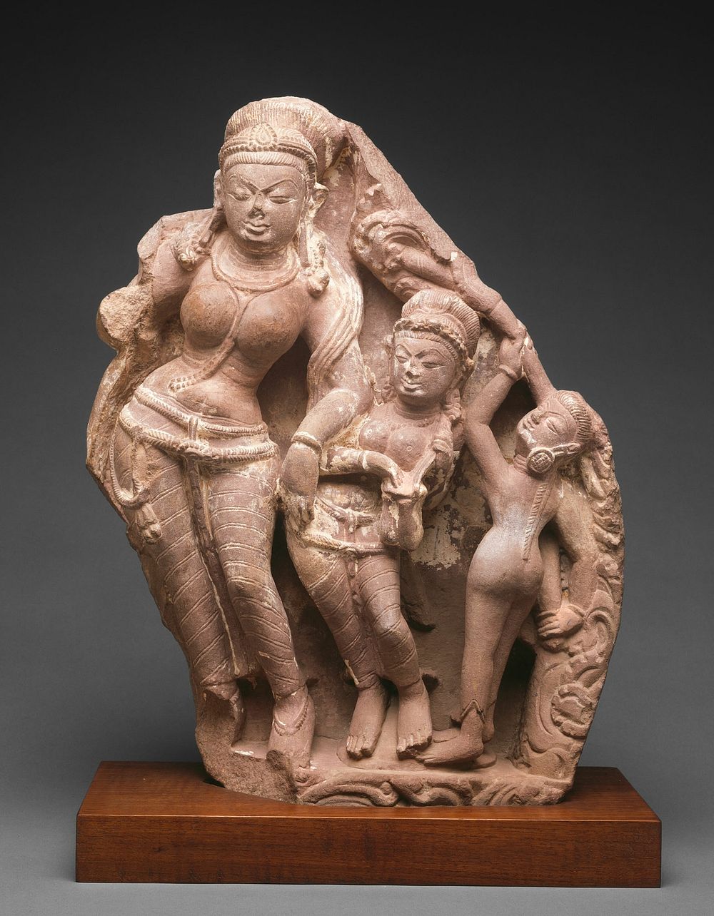 River Goddess Ganga with Attendants