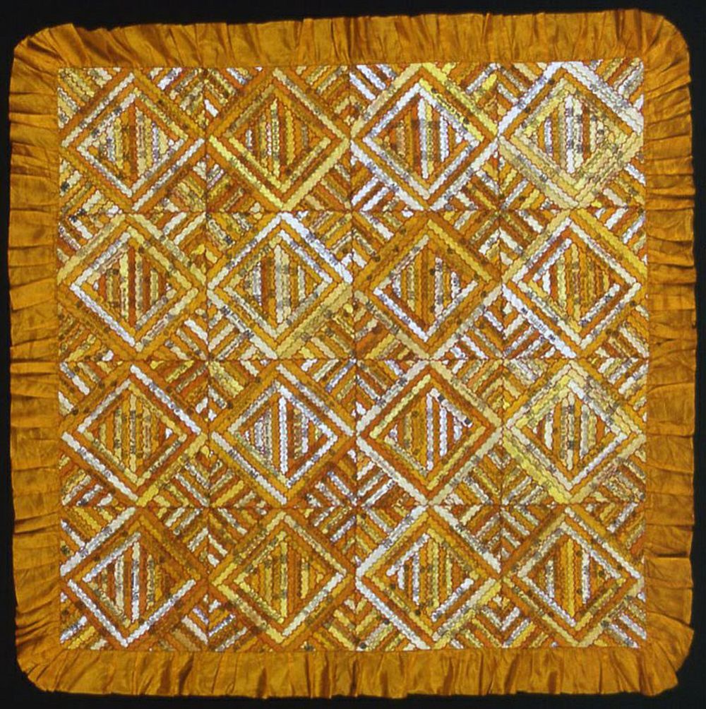 Bedcover (Cigar Ribbon Quilt)