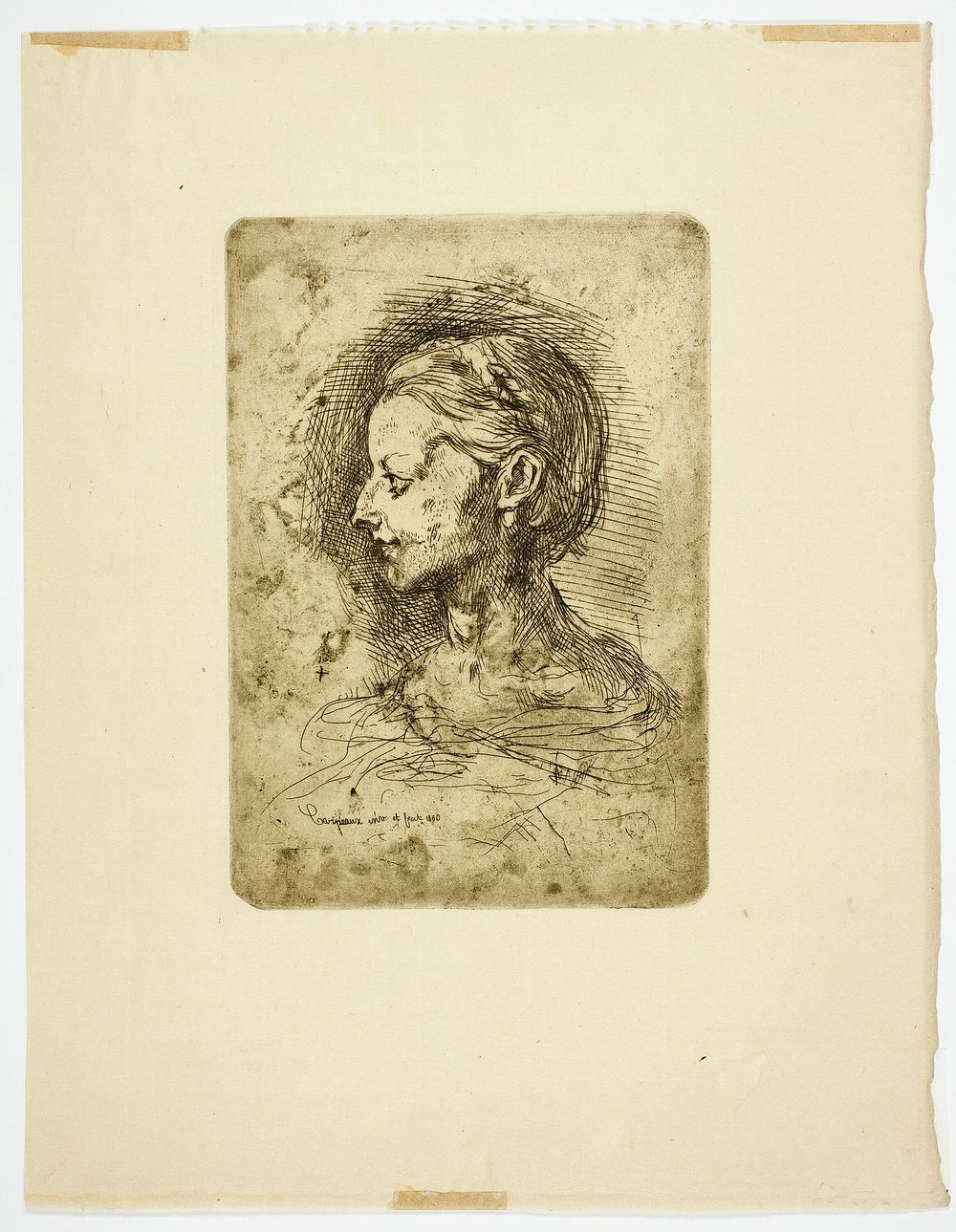 Female Head by Jean Baptiste Carpeaux