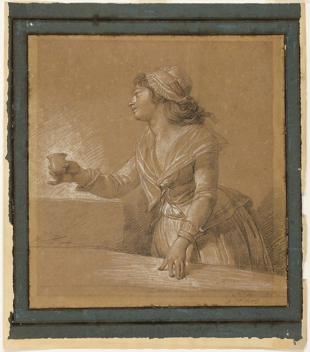 Portrait of Marie-Gabrielle Capet by François-Andre Vincent