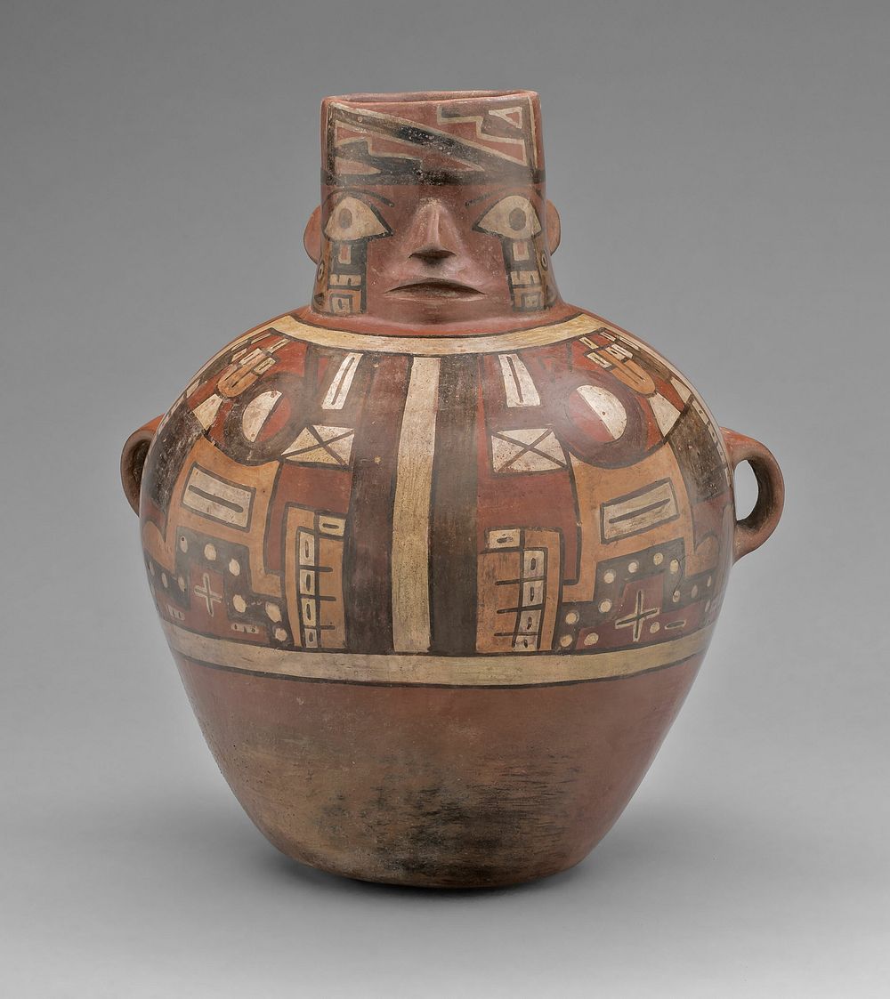 Jar in the Form of an Abstract Human Figure by Tiwanaku