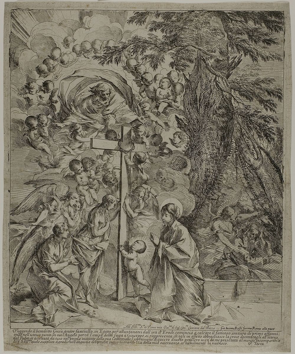 The Dream of Saint Joseph by Pietro Testa