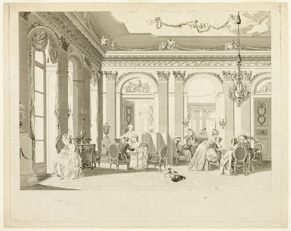 The Drawing Room by François Dequevauviller