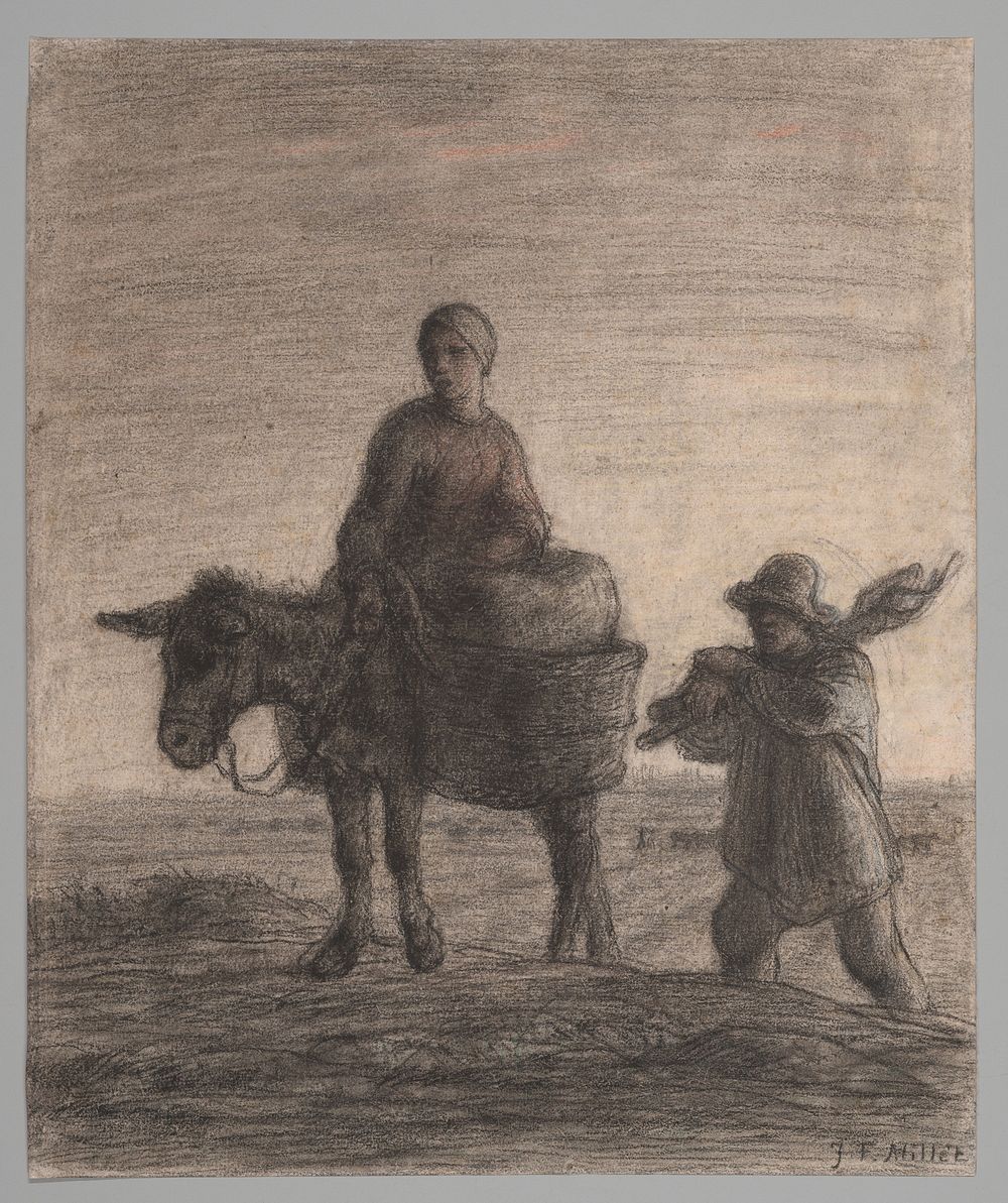 The Departure for Work by Jean François Millet