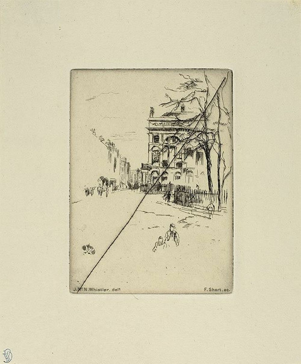Fitzroy Square by James McNeill Whistler