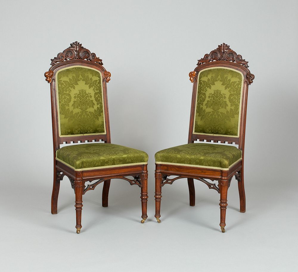 Pair of Side Chairs by Alexander Jackson Davis