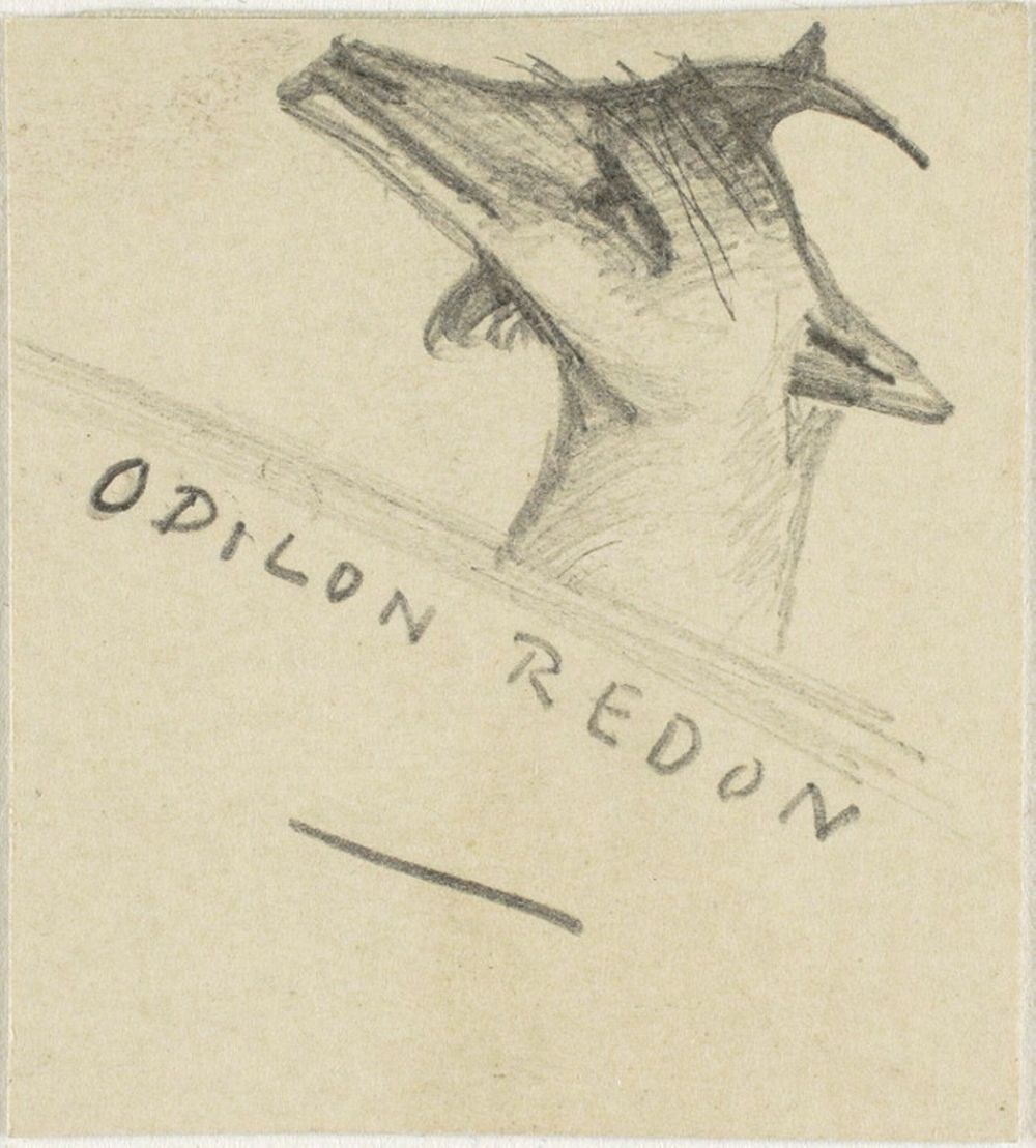 Goat by Odilon Redon