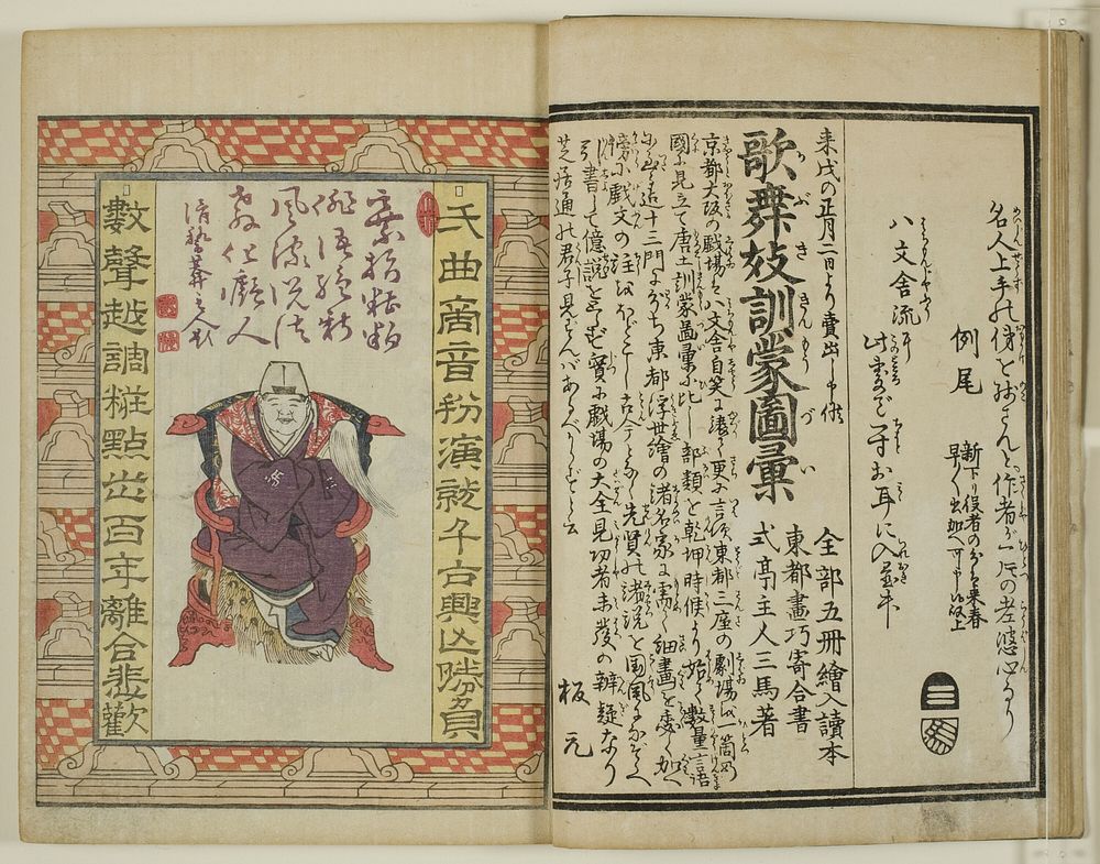 Yakusha Sangai Kyo by Utagawa Toyokuni I