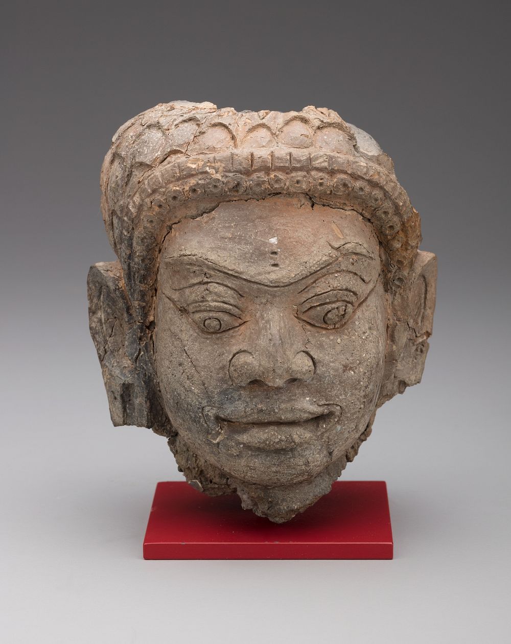 Head of a Male Deity (Deva)