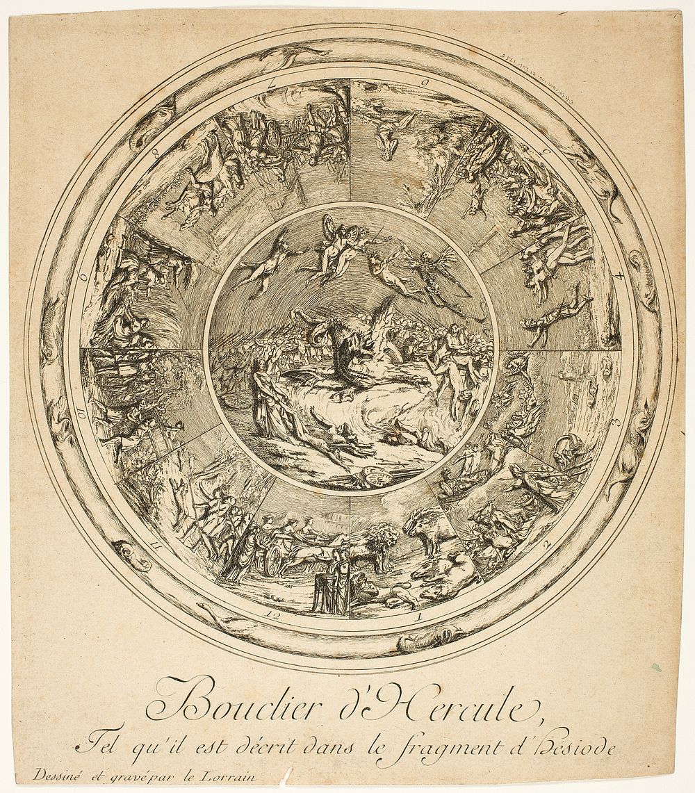 Shield of Hercules by Louis Joseph le Lorrain