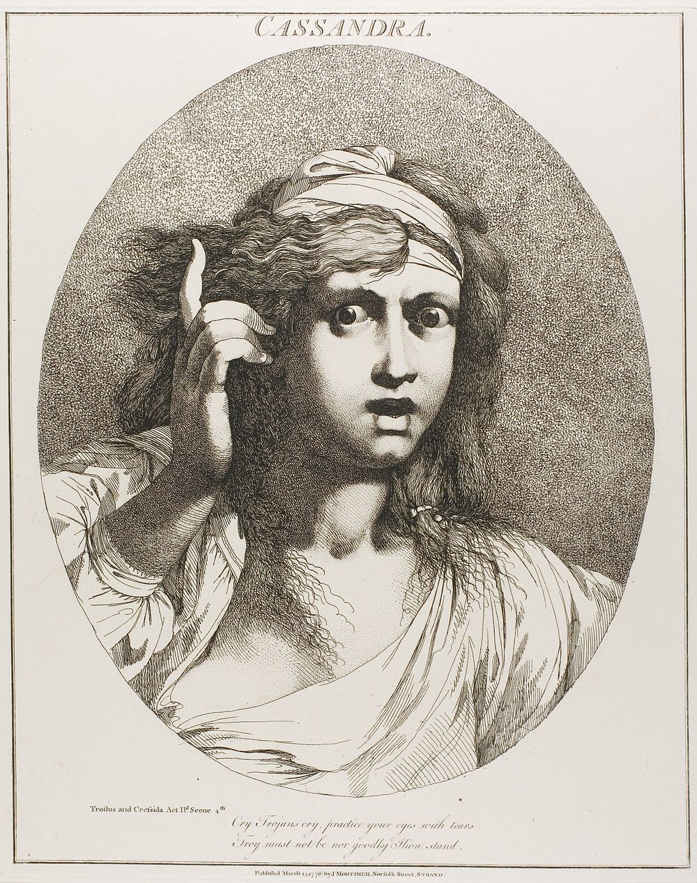 Cassandra, from Twelve Characters from Shakespeare by John Hamilton Mortimer
