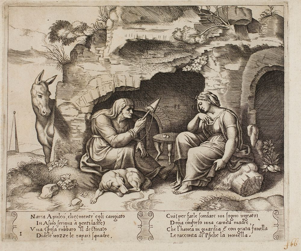 Apuleius Changed into a Donkey by Master of the Die