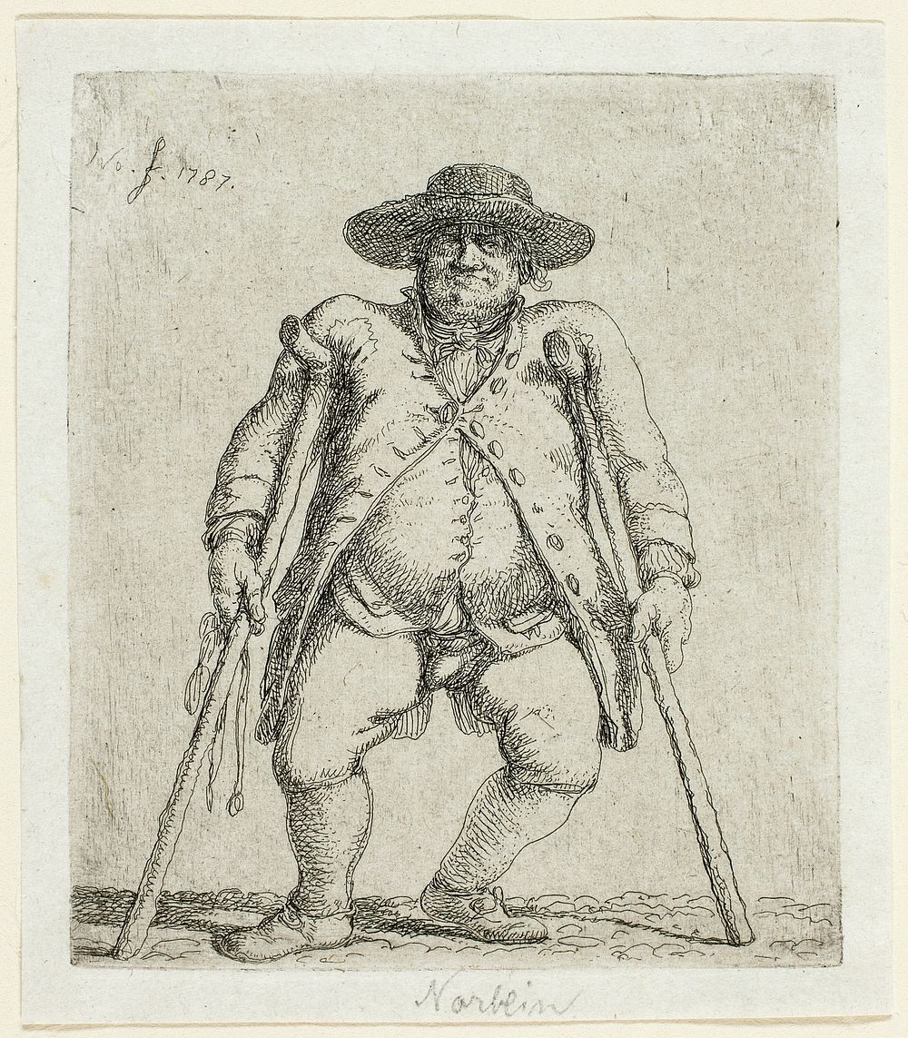 Beggar Man by Jean-Pierre Norblin de la Gourdaine