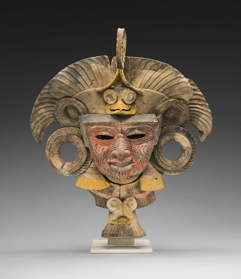 Mask from an Incense Burner Portraying the Old Deity of Fire by Teotihuacan