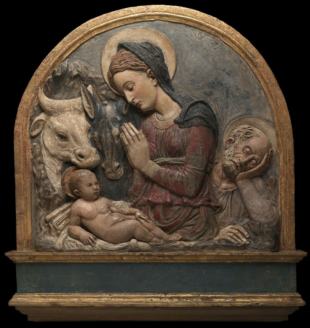 The Nativity by School of Donato di Niccolò Donatello