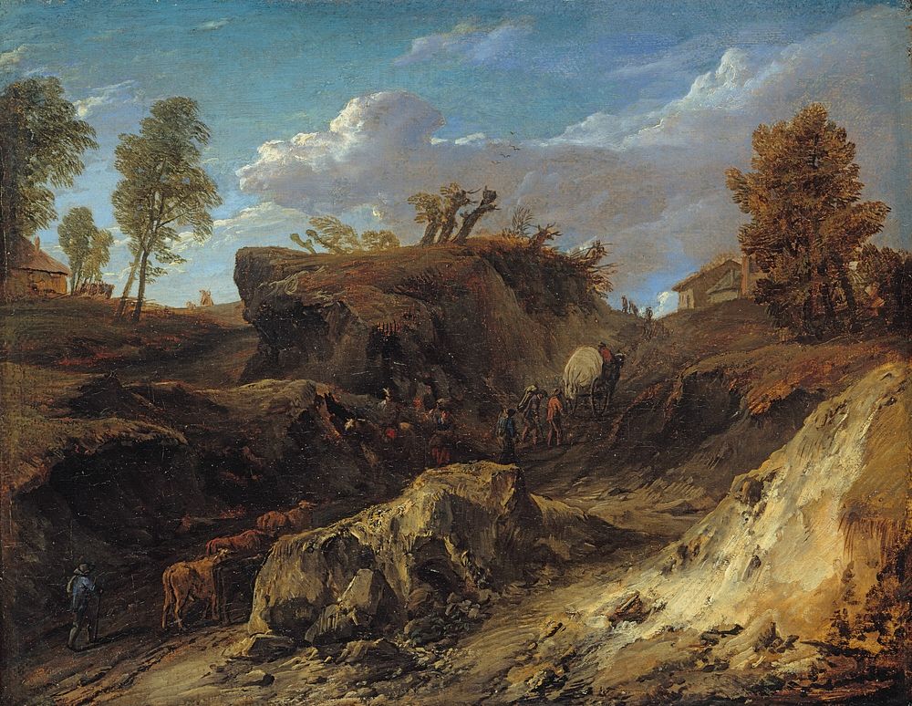 The Hollow Road by Cornelis Huysmans