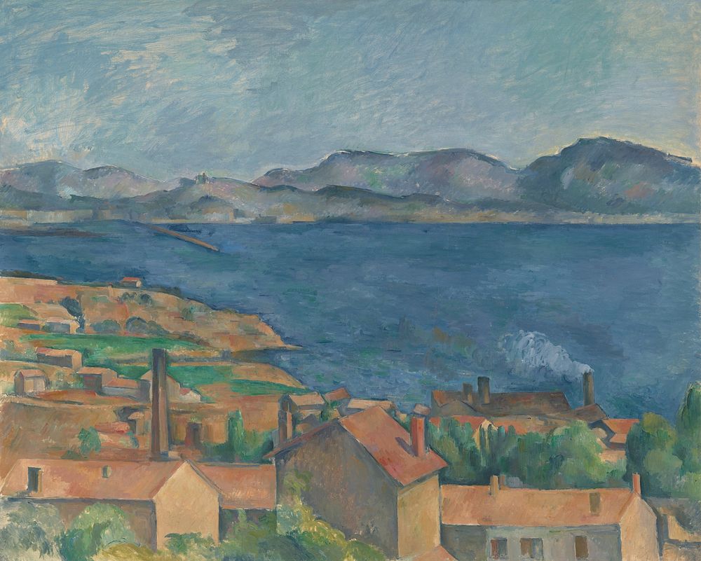The Bay of Marseille, Seen from L'Estaque by Paul Cezanne