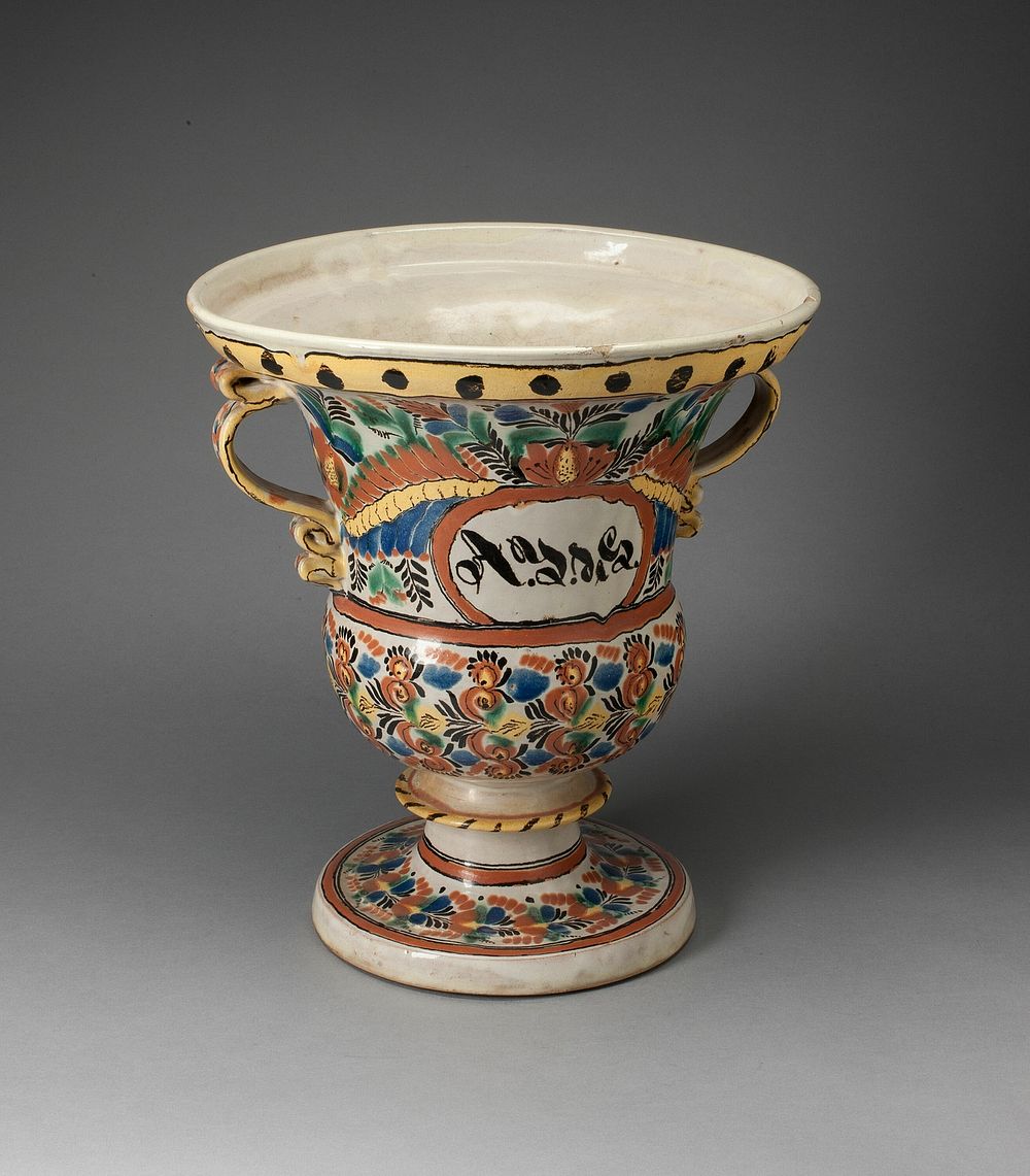 Two-Handled Jardiniere by Talavera Poblana (Potter)