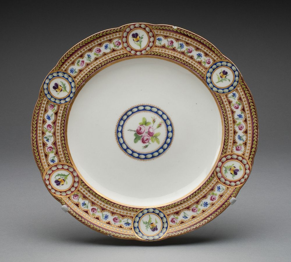 Plate by Manufacture nationale de Sèvres (Manufacturer)