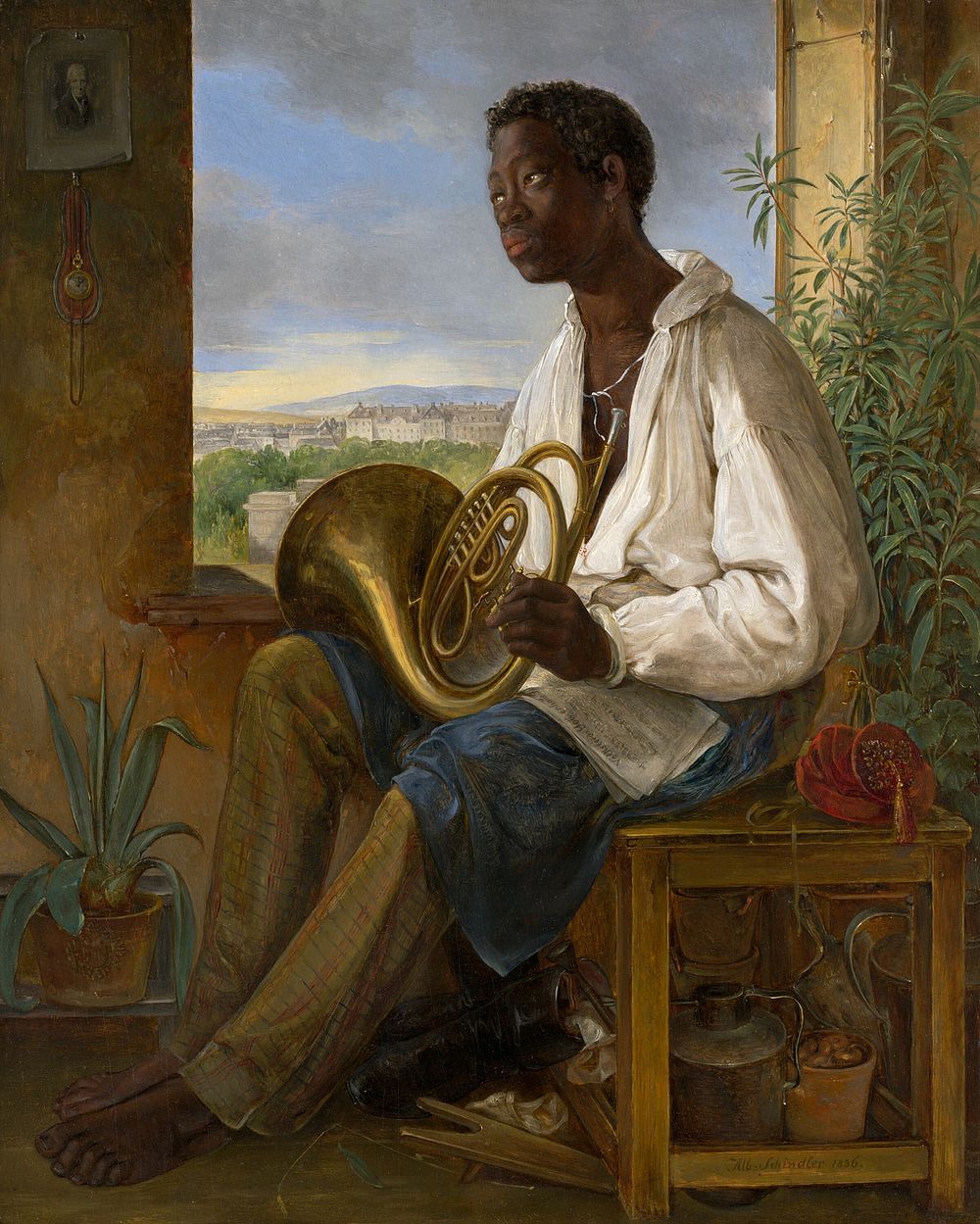 Portrait of Emmanuel Rio by Albert Schindler