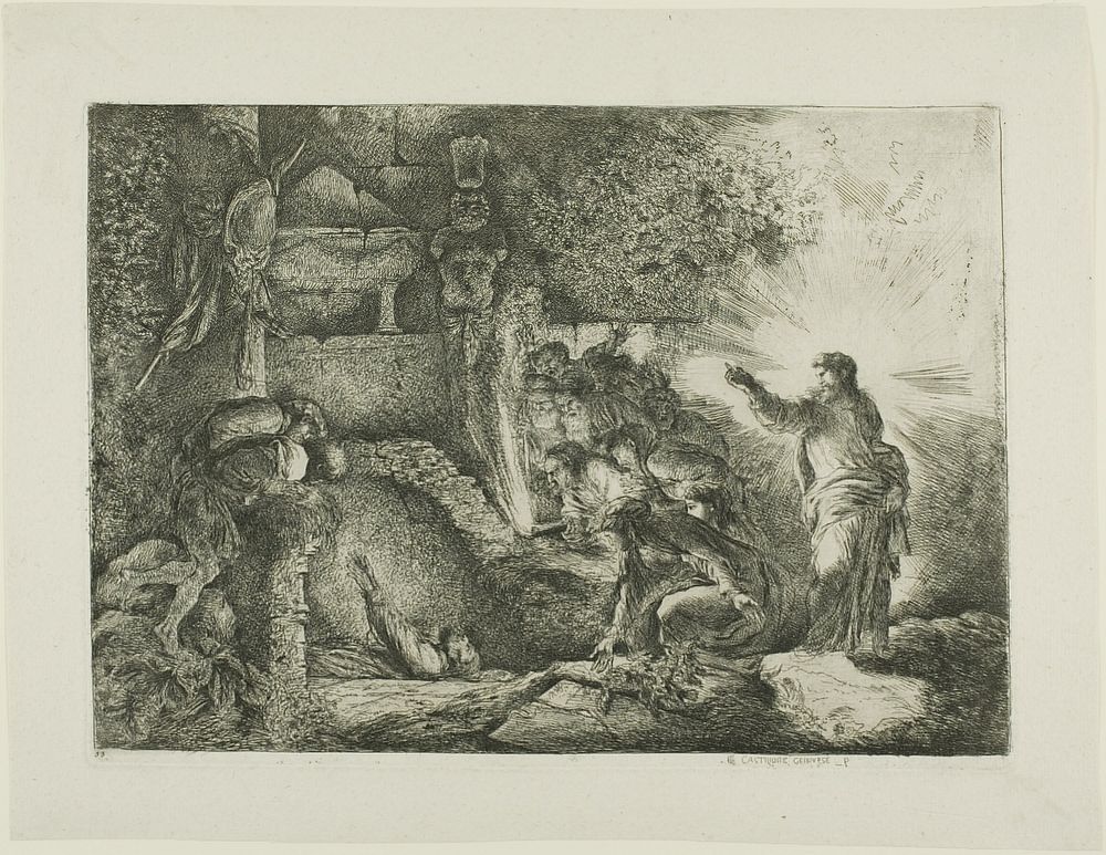 The Raising of Lazarus by Giovanni Benedetto Castiglione