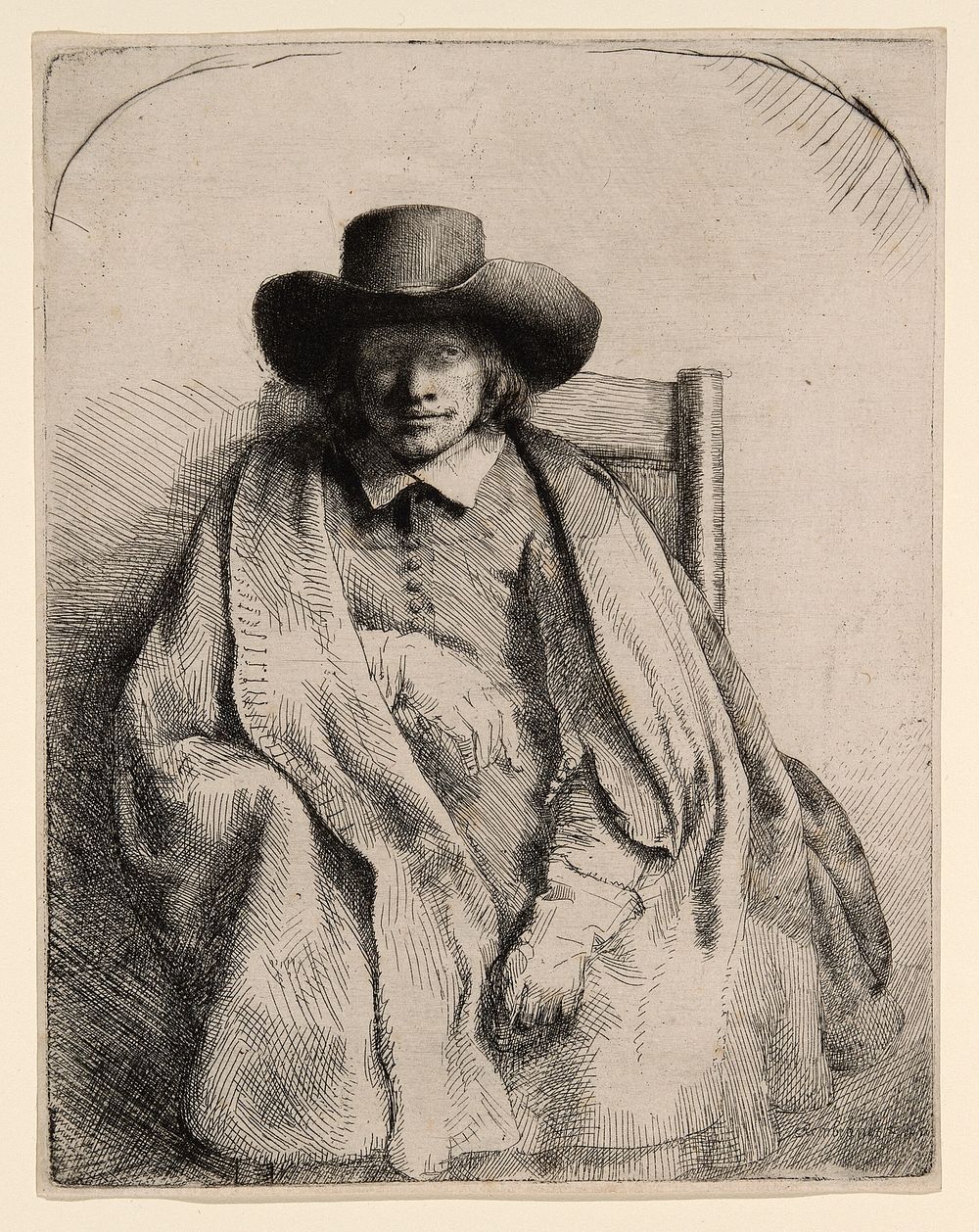 Clement de Jonghe, Printseller by Rembrandt van Rijn