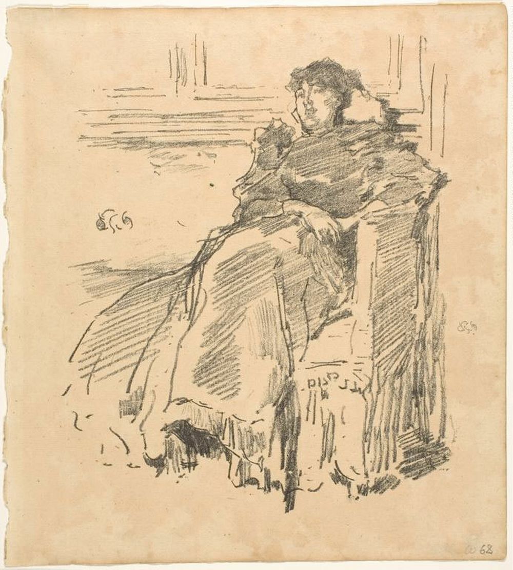 La Robe Rouge by James McNeill Whistler