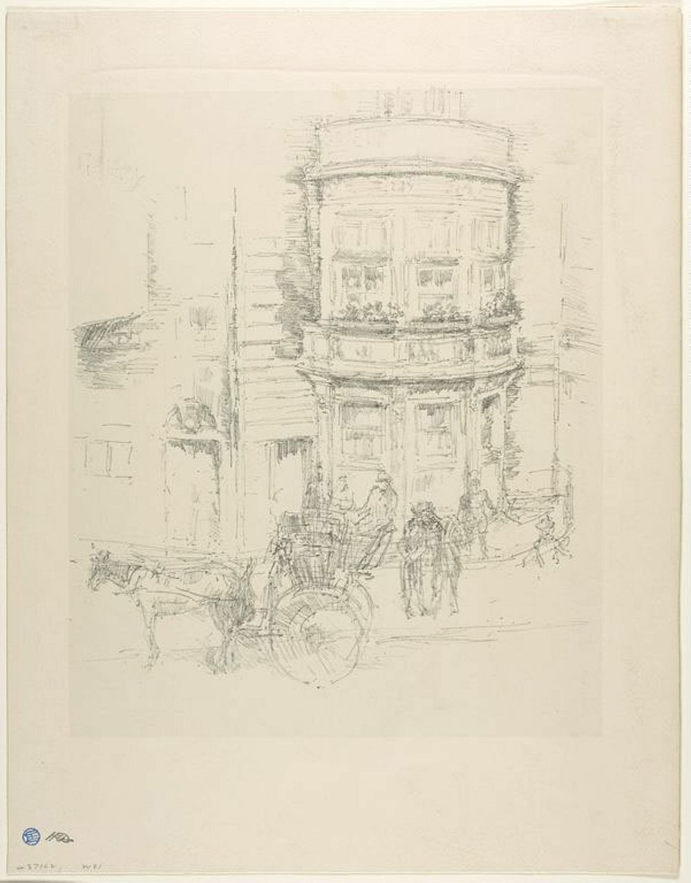 Back of the Gaiety Theatre by James McNeill Whistler
