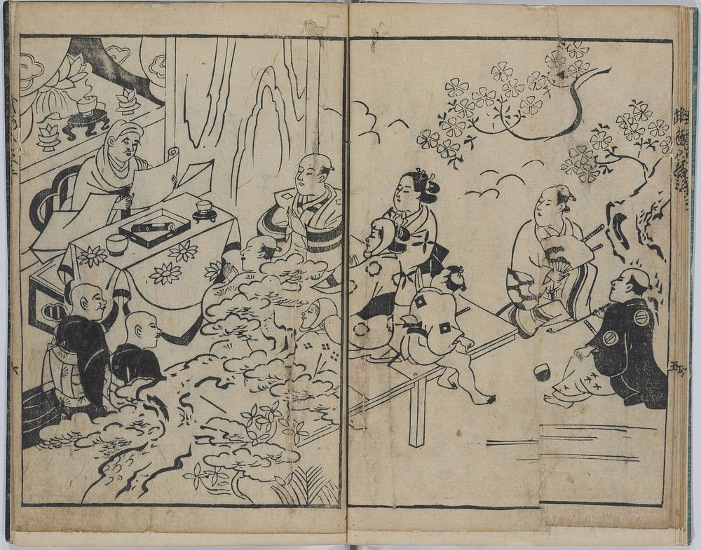 The Fanciful Eight Views in Military Love Affairs (Furyu budo iro-bakkei) by Torii Kiyonobu I