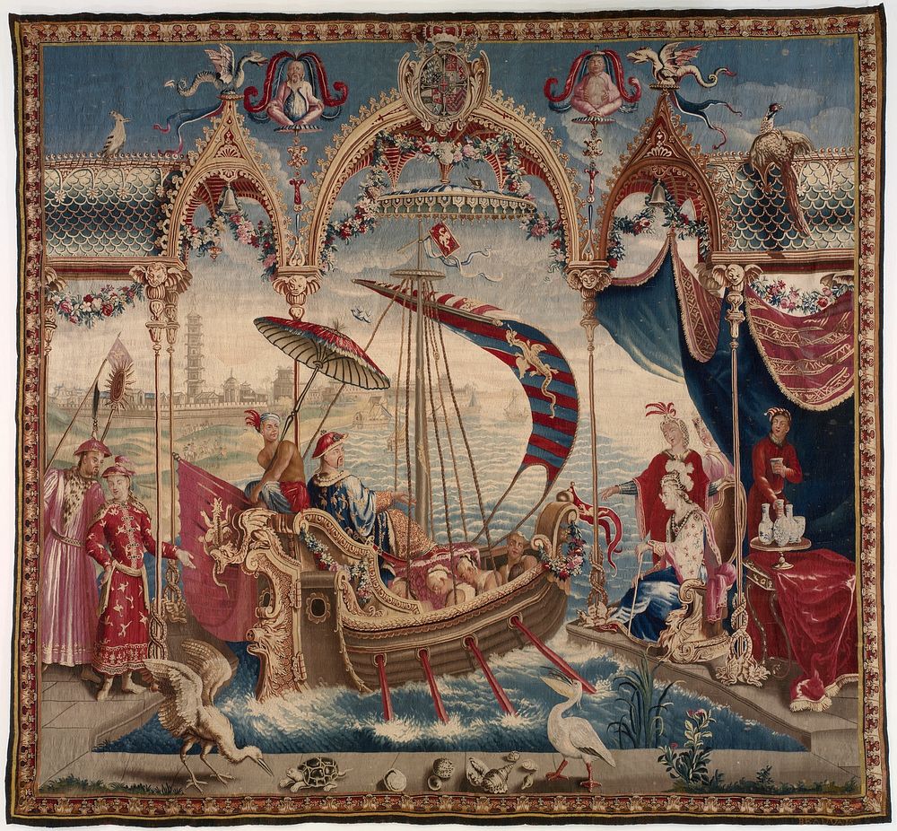 The Emperor Sailing, from The Story of the Emperor of China by Guy-Louis Vernansal (Designer)
