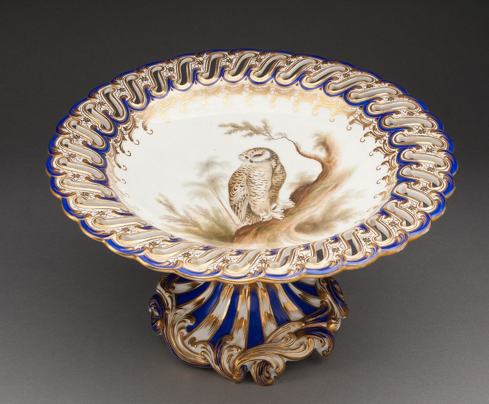 Compote by Worcester Porcelain Factory (Manufacturer)