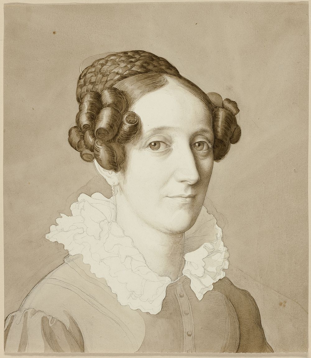 Portrait of a Woman by Julius Schnorr von Carolsfeld