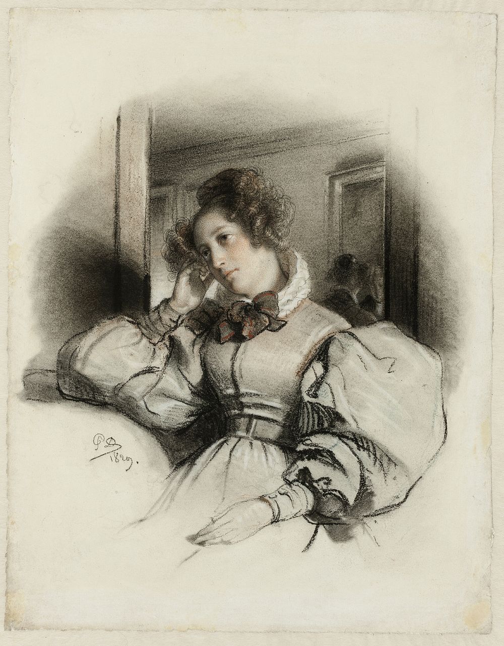 Portrait de Mme. E. D. by Paul Delaroche