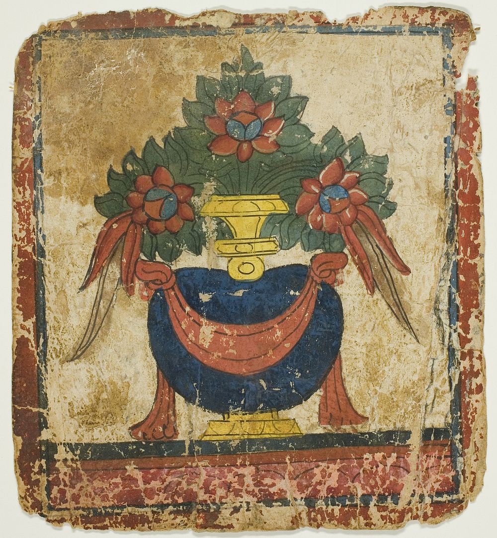 The Treasure Vase (Bumpa), from a Set of Initiation Cards (Tsakali)