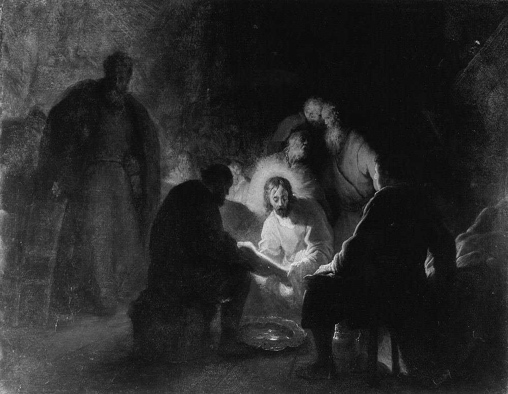Christ Washing the Disciples' Feet by Jan Lievens