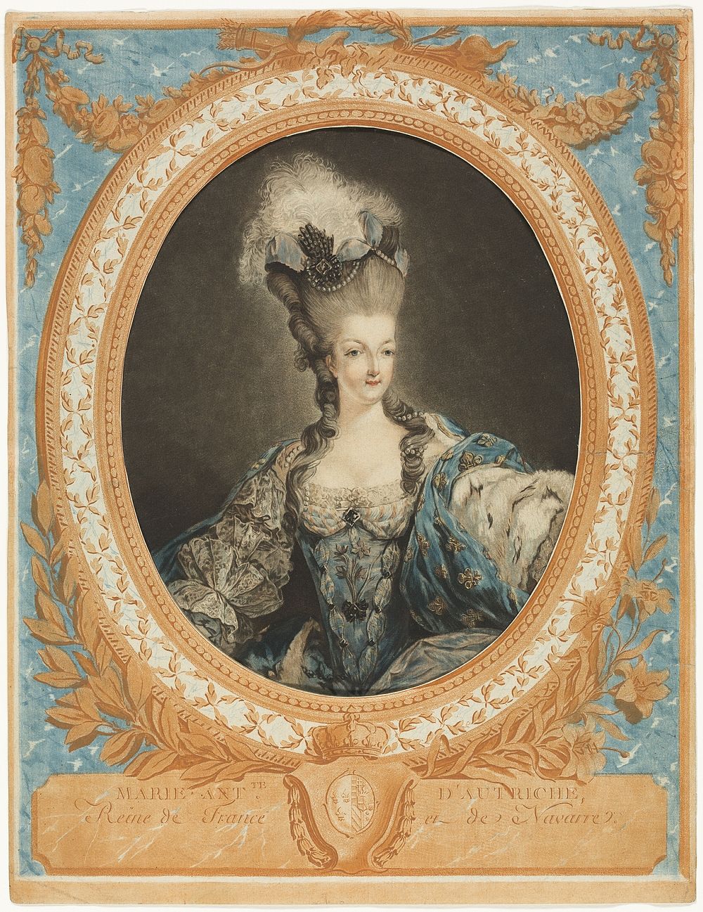Marie Antoinette by Jean François Janinet