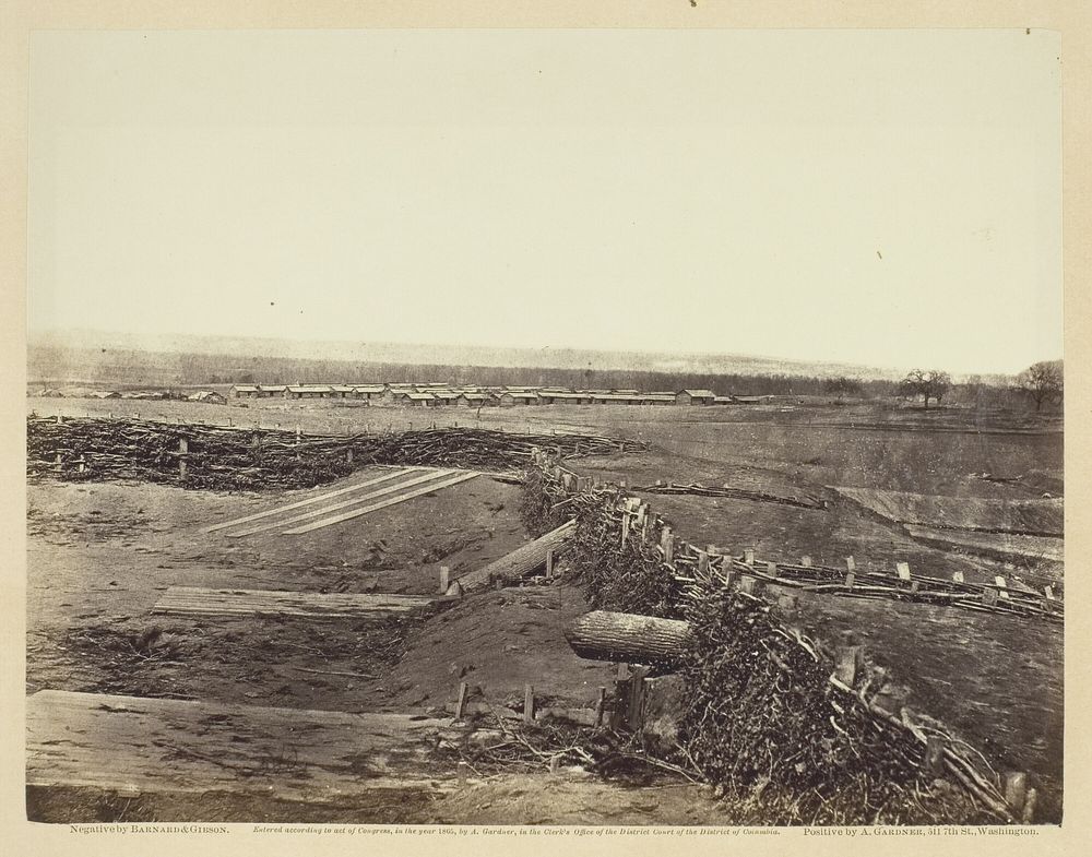 Quaker Guns, Centreville, Virginia by Barnard and Gibson