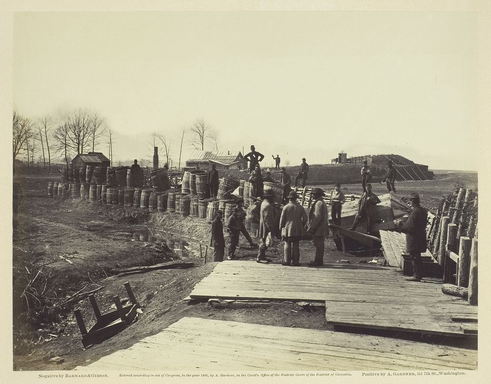 Fortifications at Manassas by Barnard and Gibson