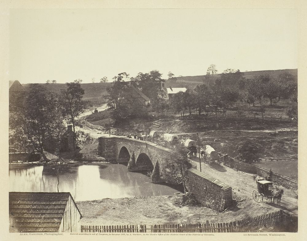 Antietam Bridge, Maryland by Barnard and Gibson