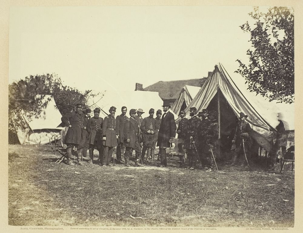President Lincoln on Battle-Field of Antietam by Alexander Gardner