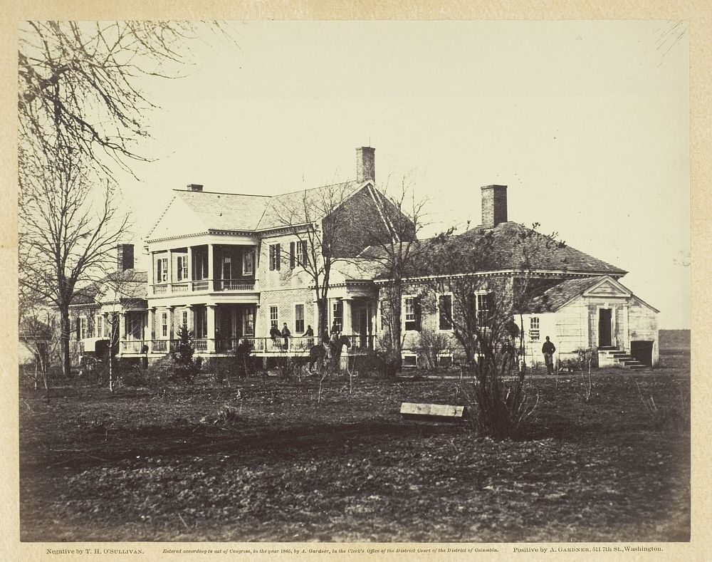 Lacey House, Falmouth, Virginia by Timothy O'Sullivan