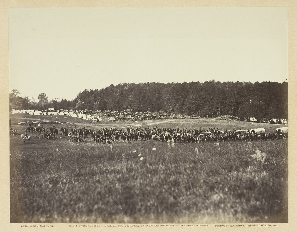 Battery A, Fourth U.S. Artillery, Robertson's Brigade by James Gardner