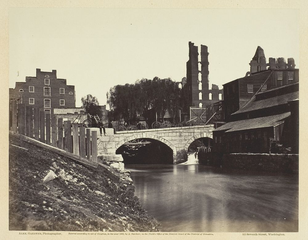 View on Canal, Near Crenshaw's Mill, Richmond, Virginia by Alexander Gardner