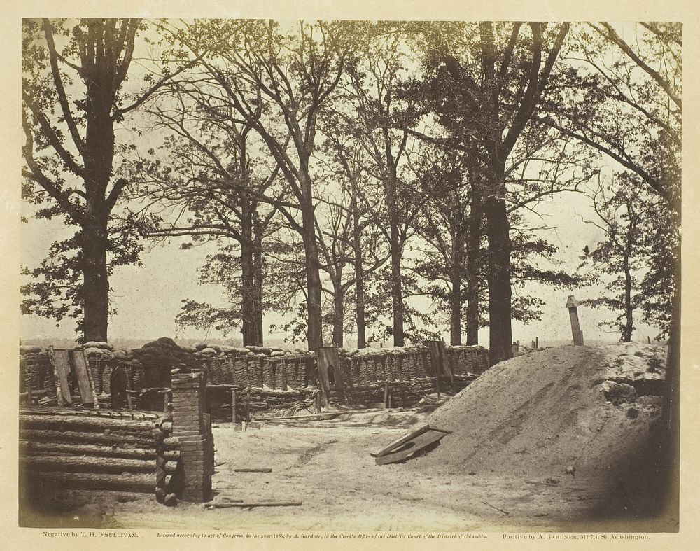 View of the Interior of Fort Steadman by Timothy O'Sullivan