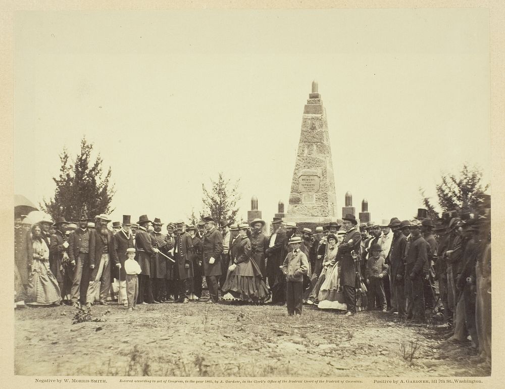 Dedication of Monument on Bull Run Battle-field by W. Morris Smith